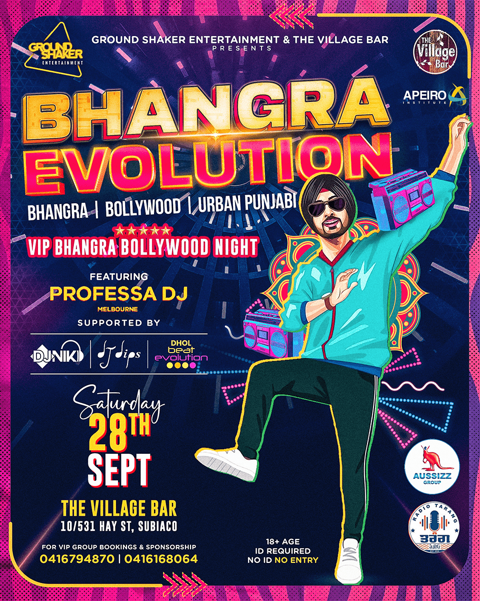 Tickets: https://www.premiertickets.co/event/bhangra-evolution-2024/